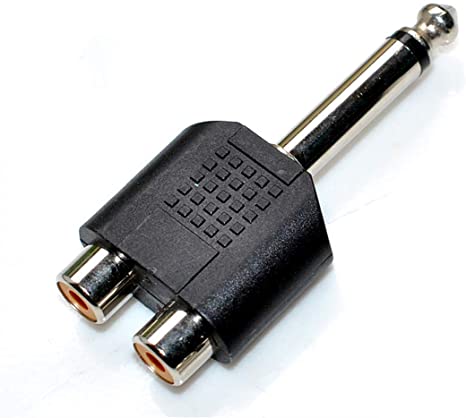 Adaptador Jack 6.35mm Macho a Mini 3.5mm Hembra con Rosca Adaptadores Audio