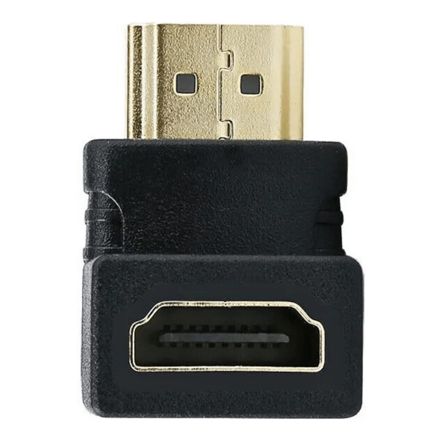 Adaptador empalme HDMI hembra a macho 90 grados