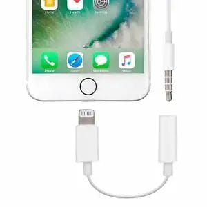 Adaptador Apple original de Lightning a audio 3.5mm para micrófono y audífonos