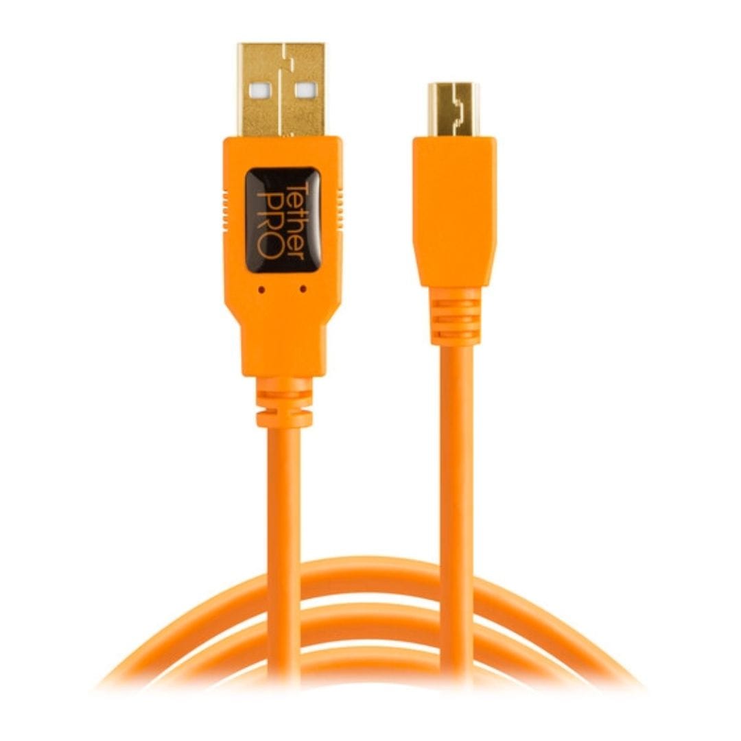 Cable Tether Tools USB 2.0 a USB Mini-B con 5 Pines (4.6 metros)