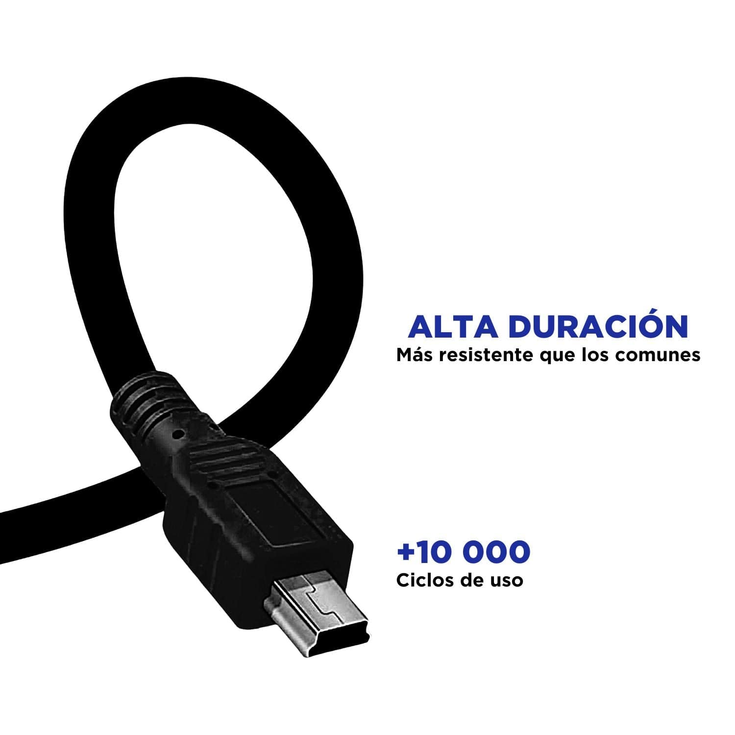 Cable TetherPro USB 2.0 a Mini-B de 5 pines