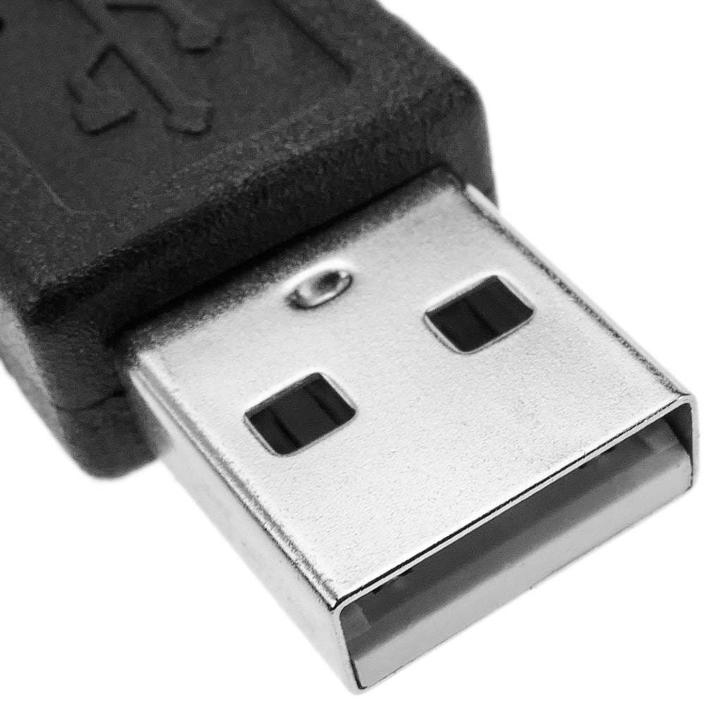 Conector USB tipo A macho a USB tipo B macho 1.8 mts