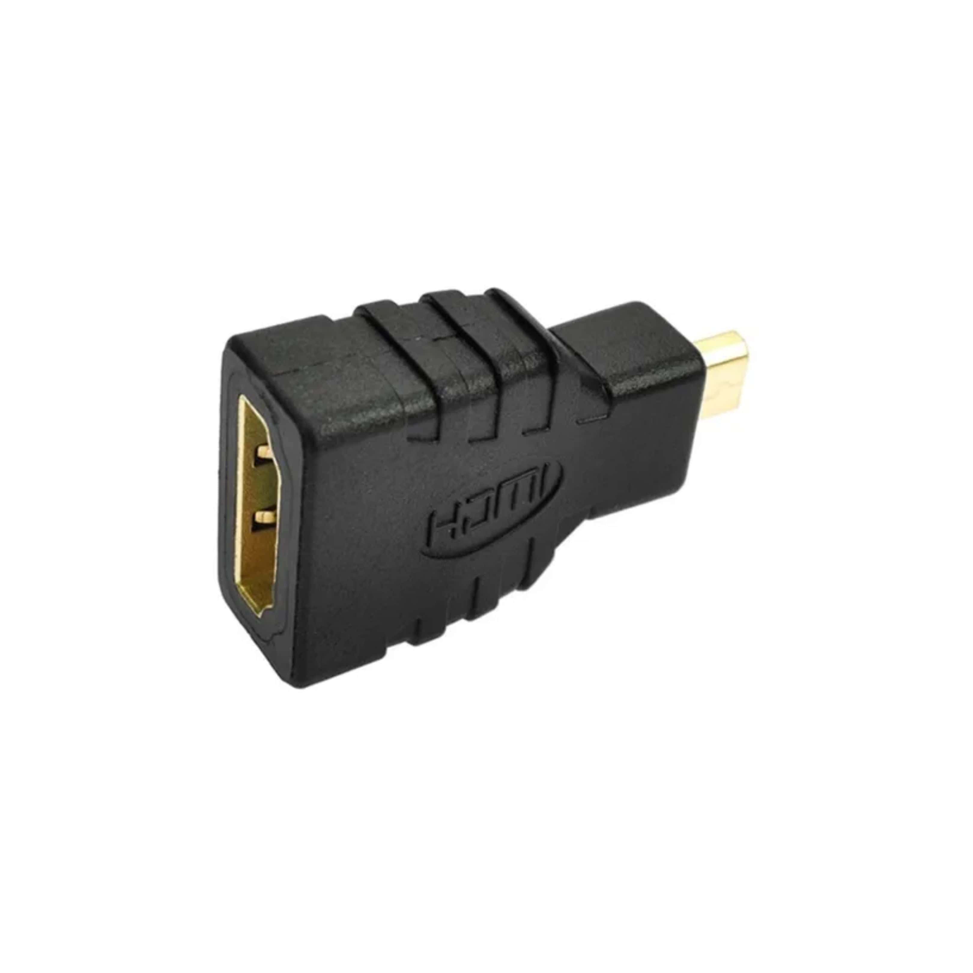 Conector adaptador HDMI hembra a micro HDMI macho