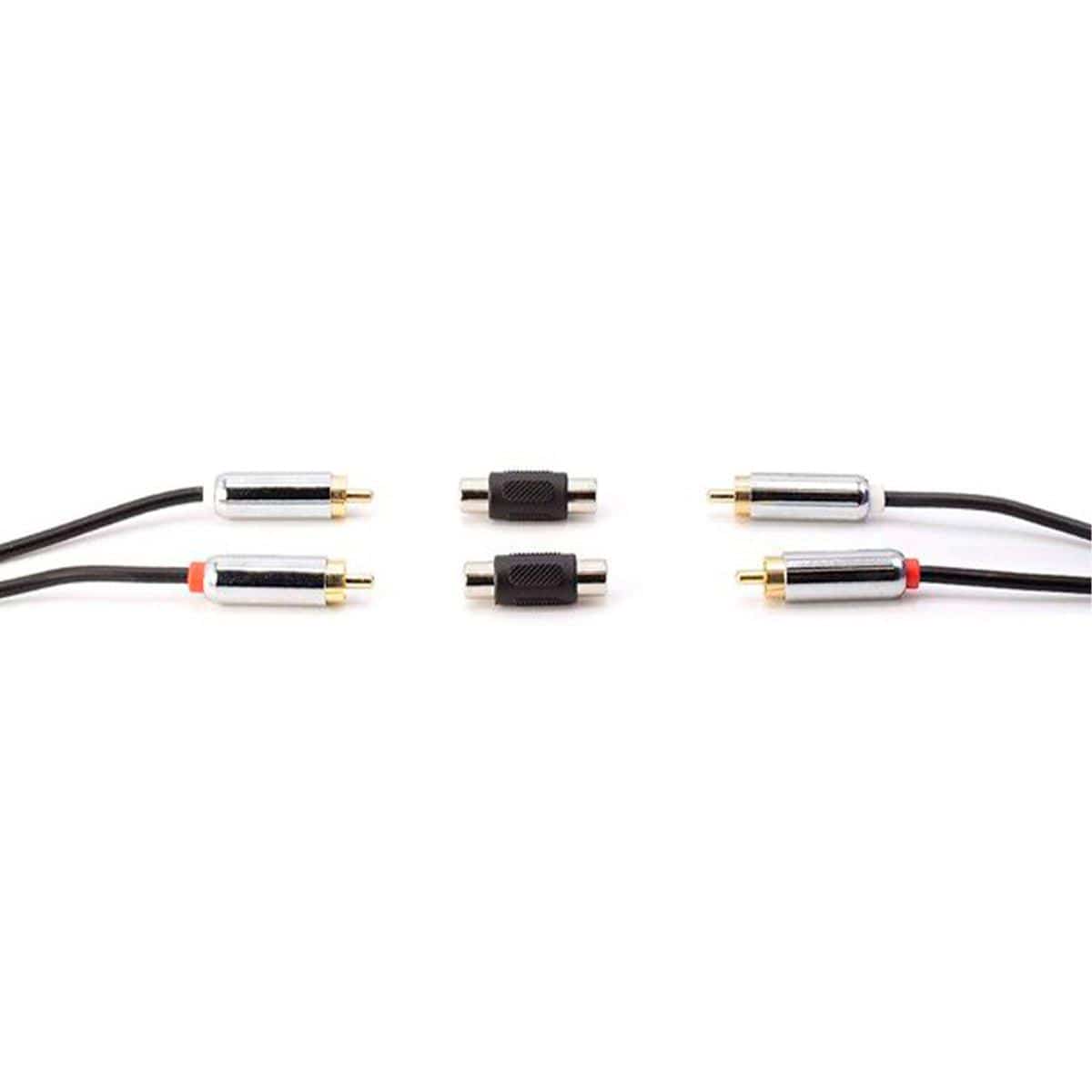 Conector empalme RCA doble hembra (02 unidades)