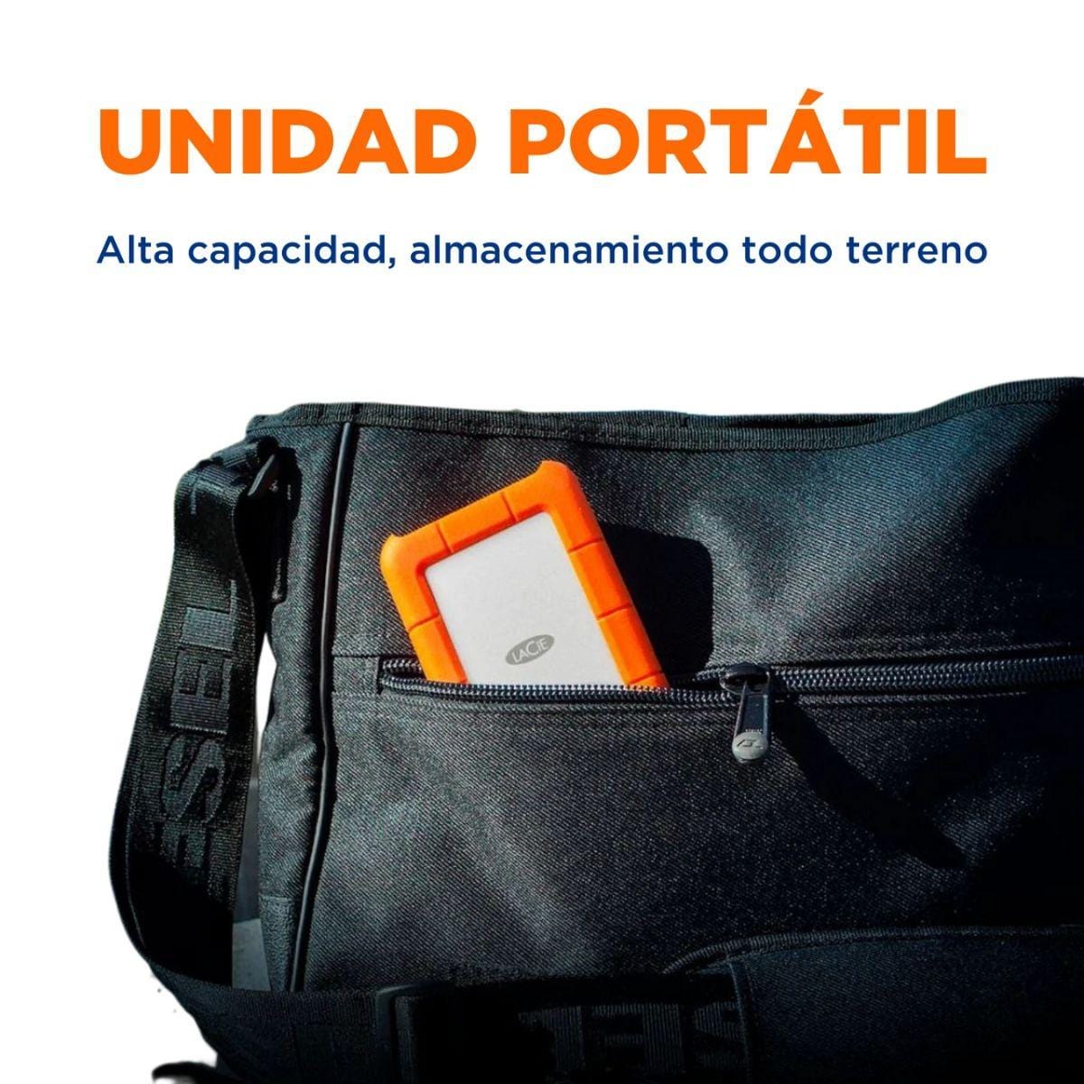 Disco duro externo LaCie Rugged USB-C 4TB