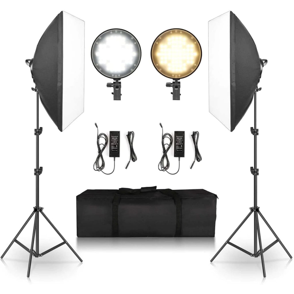 LED Luz Selfie con Clips para Celular/Ordenador Portátil, 80 LED de Alta  Potencia,2000 mAh Recargable,CRI 95+,3 Modos de Luz, Foco Portátil Movil  Luz