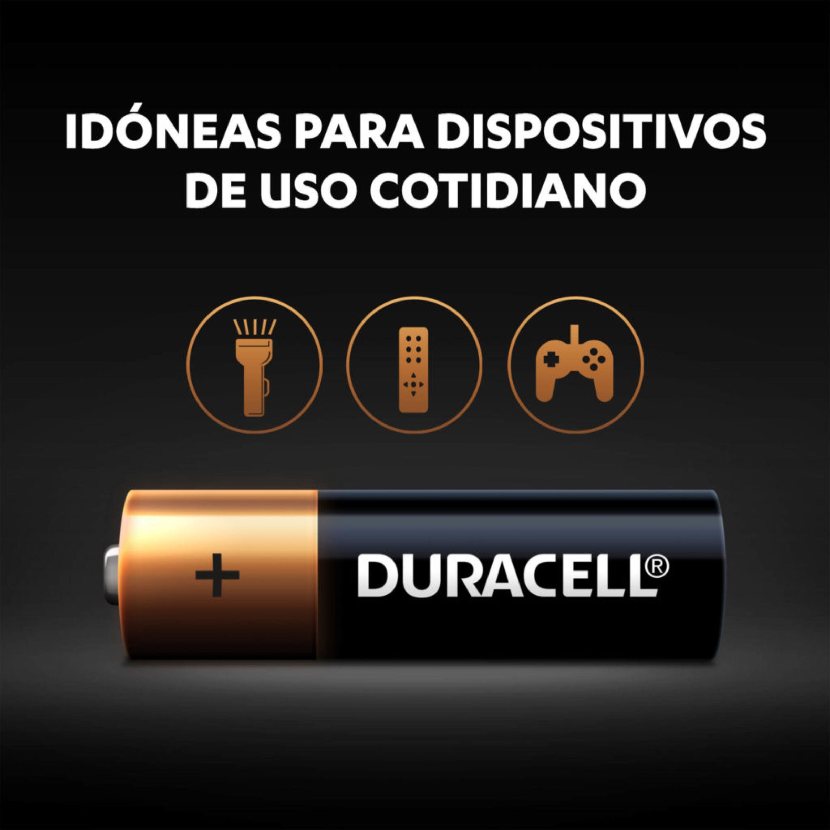 Pilas Alcalinas Duracell  De 1,5v AA