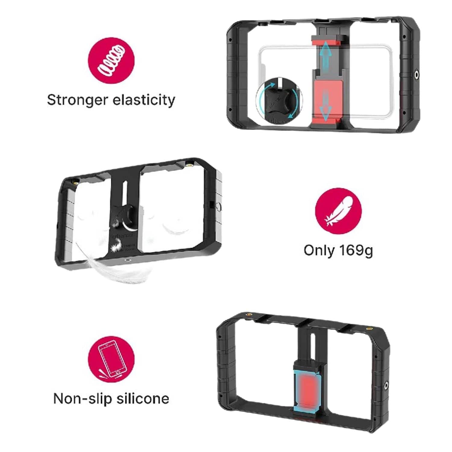 Soporte Jaula Celulares Smartphone Ulanzi U-rig Pro